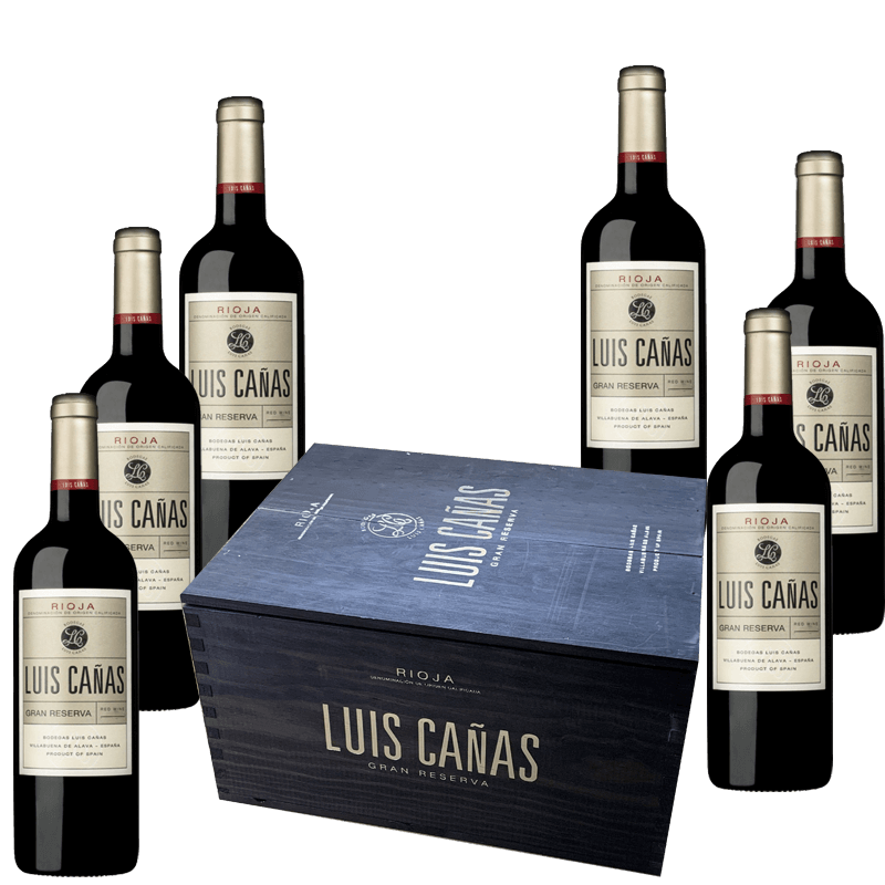 Luis Canas Gran Reserva in Houten Orginele Kist
